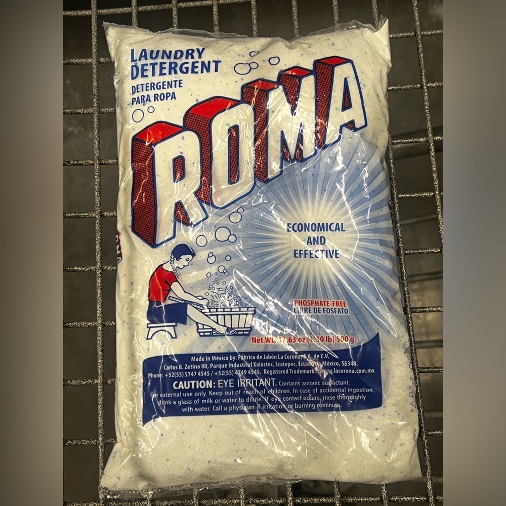 Pack of 2, Roma Laundry Detergent, 17 ounces each